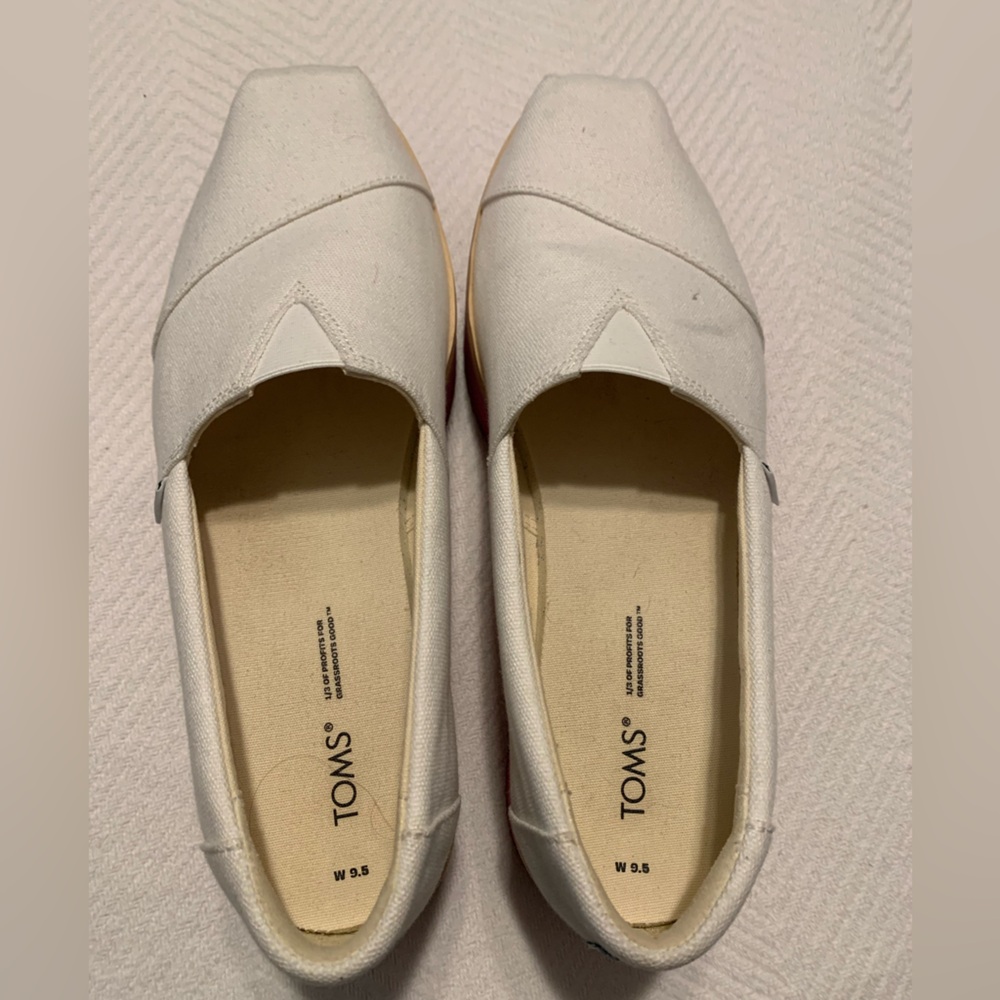 TOMS Alpargata Platform Espadrille size 9.5